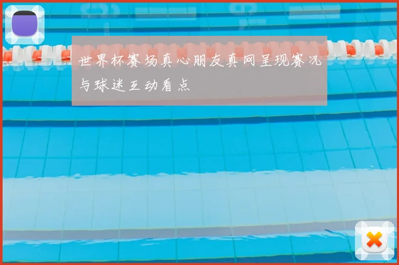 世界杯赛场真心朋友真网呈现赛况与球迷互动看点